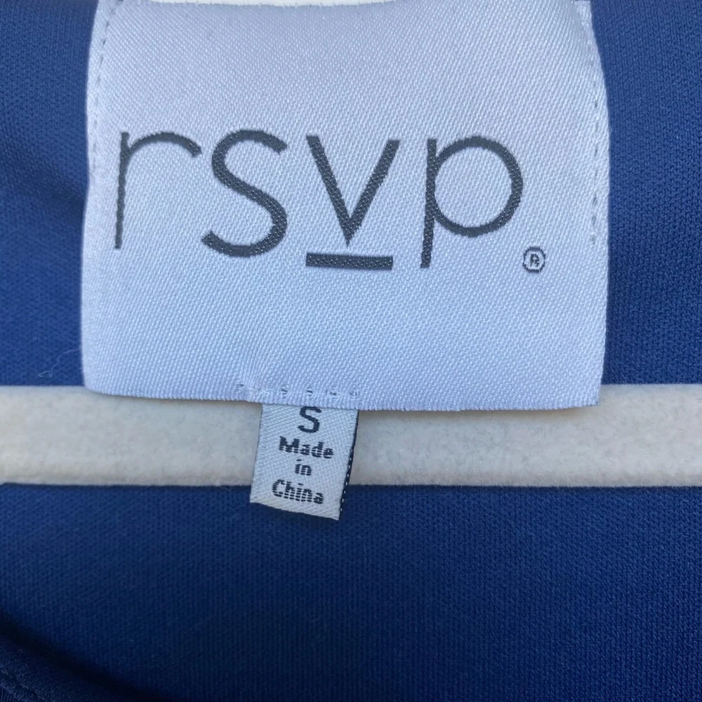 RSVP Navy Shirt Dress Small